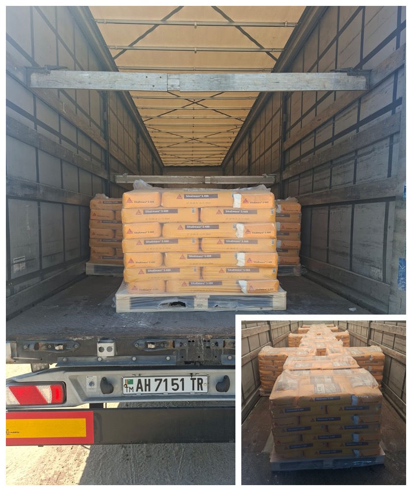 04.08.2026 - 24.,000 KG. YAPI KİMYASALI TÜRKMENİSTAN A YOLA ÇIKTI.